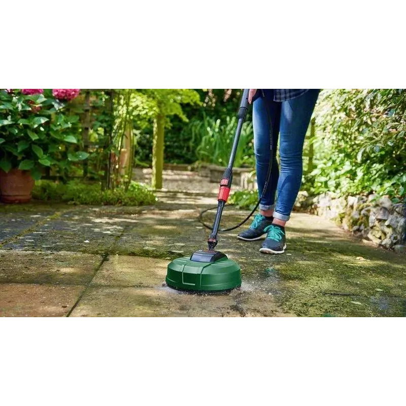 Bosch Home and Car Cleaning Kit, skirtas Aquatak slėginiams plautuvams - minkštas šepetys, 90° antgalis, 6m prailginimo žarna