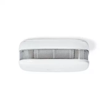 Nedis SmartLife Wi-Fi dūmų detektorius WIFIDS21WT3 - 3 vnt. komplektas, fotoelektrinis, 85 dB sirena, išmanūs pranešimai, EN 14604 sertifikatas, baltas