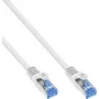 INLINE B-72601W 80 vnt. Cat.6A S/FTP LSZH jungiamasis kabelis, CCA, baltas, 1 m