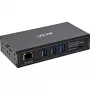 InLine® Industrial 4 prievadų USB PoE šakotuvas (3x USB-A / 1x USB-C)