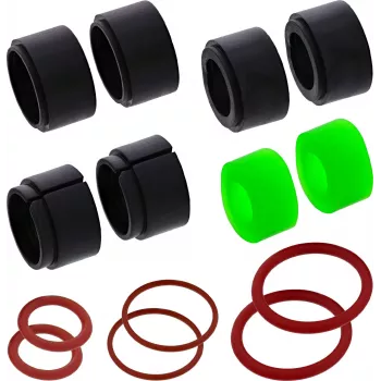 InLine® M20 maitinimo kabelio jungčių tarpiklių rinkinys, IP67, guma, 2 vnt., juodos spalvos