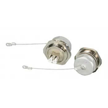 EFB Elektronik IP67DFKLCDM LC Duplex prakišamasis movas, metalinis korpusas, keraminė įvorė, M25