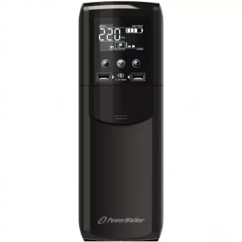 PowerWalker VI 800 CSW linijinis interaktyvus UPS - 800VA/480W, 2 Schuko lizdai, AVR, USB