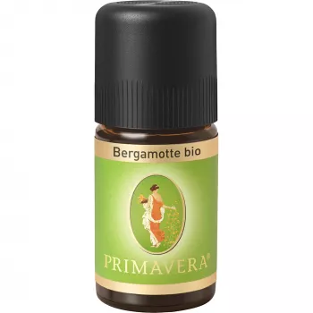 PRIMAVERA ekologiškas bergamočių eterinis aliejus, 5 ml, šalto spaudimo, Citrus Bergamia, 100% grynas aromaterapijai