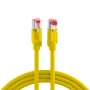 EFB Elektronik Cat.6A S/FTP LSZH RJ45 jungiamasis kabelis, 50 m, geltonas