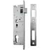 PSG 63.211 L/P įdėtinė spyna su fiksatoriumi ir skląsčiu, reversinė, 220 x 22 mm apkala, 72 mm PZ, 50 mm nuotolis, cinkuotas plienas