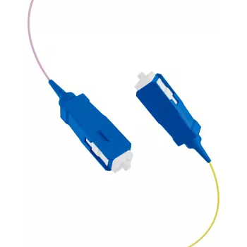 EFB Elektronik šviesolaidžio pigtail SC 9/125 OS2 12 spalvų rinkinys 2 m – vienmodžio kabelio/Adapterio rinkinys