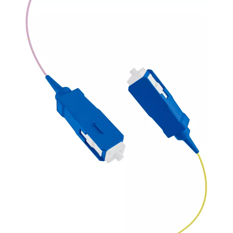 EFB Elektronik šviesolaidžio pigtail SC 9/125 OS2 12 spalvų rinkinys 2 m – vienmodžio kabelio/Adapterio rinkinys