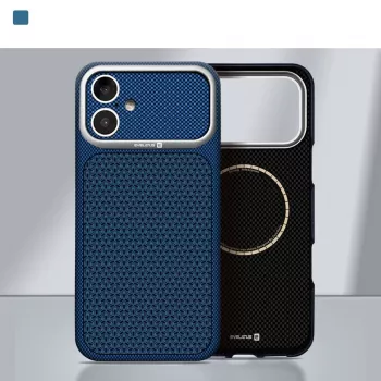 Evelatus Apple iPhone 17 Carbon Premium Edition MagSafe dėklas Midnight Blue