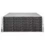 Supermicro SuperChassis 4U CSE-846BE1C-R609JBOD 24 diskų vietų karšto keitimo SAS3/SATA3 JBOD talpyklos korpusas su redundantiškais 600W Platinum maitinimo šaltiniais