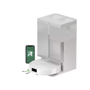 iRobot Roomba Plus 415 Combo robot dulkių siurblys su šlapio valymo funkcija, baltas + AutoWash Dock
