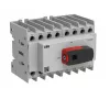 ABB OT63G1-8BS63 8 polių atjungiklis 63 A 1000 V AC/DC, rėmas G1 su tiesiogine rankena
