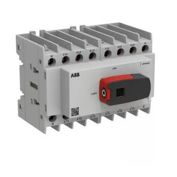 ABB OT63G1-8BS63 8 polių atjungiklis 63 A 1000 V AC/DC, rėmas G1 su tiesiogine rankena