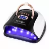EXTRALINK Stay Beauty C4 UV LED nagų lempa 256 W hibridiniams geliams