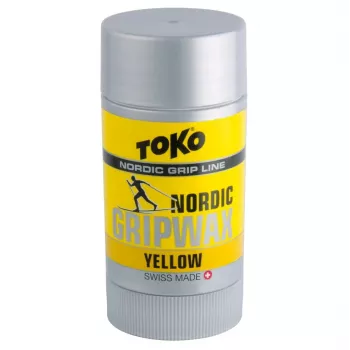 TOKO Carbon GripWax Yellow 25 g slidžių tepalas (prisikabinimo) klasikiniam slidinėjimui