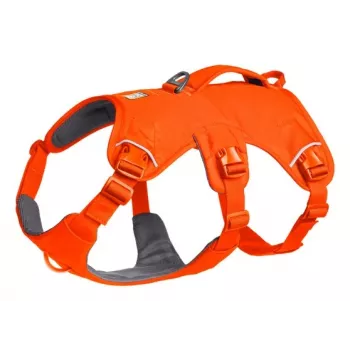 Ruffwear Web Master daugiafunkcis atraminis šunų pakinktai, ryškiai oranžiniai, M dydis