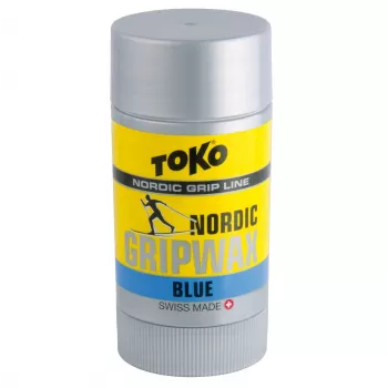 Toko Carbon GripWax Blue 25g - PFC-Free slydimo tepalas šaltam sniegui (-7°C iki -2°C)