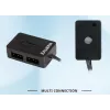 Zalman ZM-4PALC ARGB valdiklis – 4 prievadų adresuojamas RGB hub su magnetiniu tvirtinimu