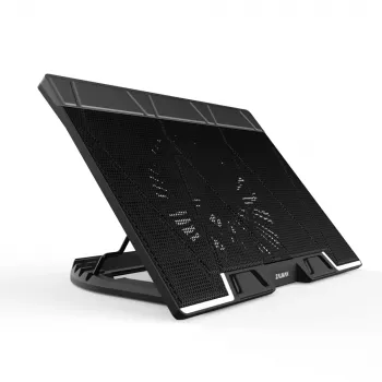 Zalman ZM-NS3000 17 colių 200 mm ventiliatoriaus aušinimo padėklas su balta LED šviesa