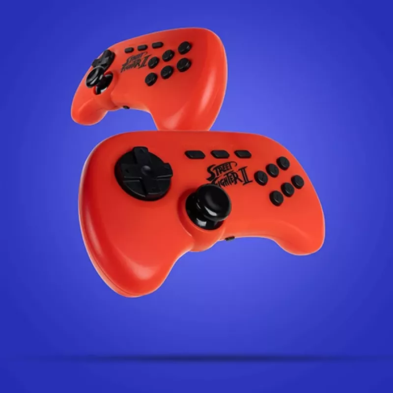 FIZZ CREATIONS Street Fighter II Duel Retro Arcade Console su 621 žaidimų, HDMI/AV, 2 valdikliais