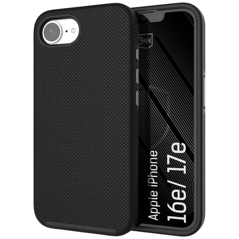 3MK Fortis MagCase Apple iPhone 16e / 17e - juoda