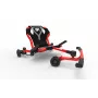 EzyRoller Drifter X raudonas vaikų dreifinis go-kartas su kojų pavara, 4-12 m.