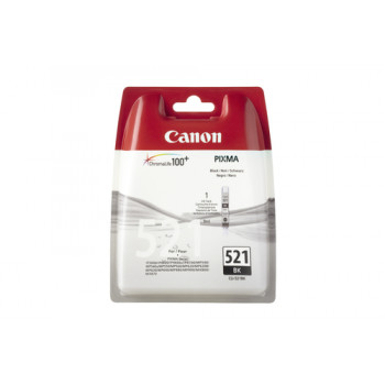 Canon CLI-521BK juodos spalvos originali rašalo kasetė - 9 ml, 485 puslapių, tinka PIXMA