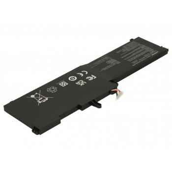 2-POWER pagrindinis akumuliatoriaus blokas - įkraunamas ličio jonų - 64 mAh - 3,7 V - 1 elementas - prizminė pakuotė - juoda (2P-0B200-02070000)