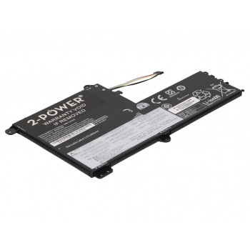 2-Power 2P-5B10W67239 3 elementų ličio jonų nešiojamojo kompiuterio baterija, 11,52 V, 57 Wh, 4950 mAh, juoda