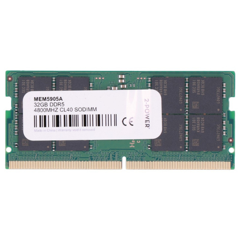 2-POWER CL40 SoDIMM NEW 32GB DDR4 3200MHz modulis nešiojamiesiems kompiuteriams
