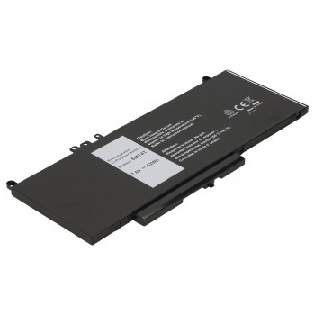 2-Power 2P-6MT4T pagrindinė baterija 44Wh, skirta Dell Latitude E5470 - 44 mAh (2P-6MT4T)