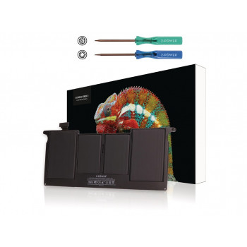 2-power pagrindinio akumuliatoriaus komplektas, skirtas Apple A1375 – baterija – 5200 mAh