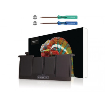 2-power pagrindinio akumuliatoriaus komplektas, skirtas Apple A1375 – baterija – 5200 mAh