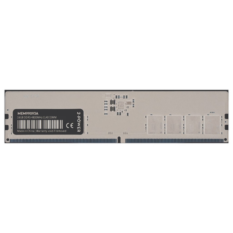 2-POWER 8GB DDR5 4800MHz CL40 DIMM atmintis - 8 GB - DDR5