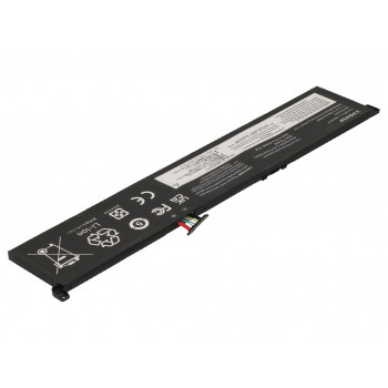 2-Power 2P-L19L3PF3 nešiojamojo kompiuterio baterija, skirta Lenovo ThinkBook 15p - 46Wh, 3 celių ličio jonų, juoda (2P-L19L3PF3)