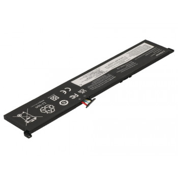 2-Power 2P-L19L3PF3 nešiojamojo kompiuterio baterija, skirta Lenovo ThinkBook 15p - 46Wh, 3 celių ličio jonų, juoda (2P-L19L3PF3)