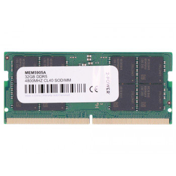 2-POWER CL40 SoDIMM - 32 GB - DDR5 (2P-SNPR62CWC/32G)