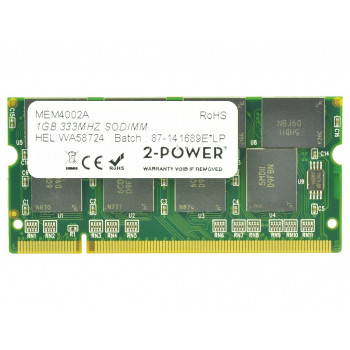 2-POWER 1GB PC2700 333MHz SODIMM - 1 GB - DDR (2P-V26808-B7781-V301)