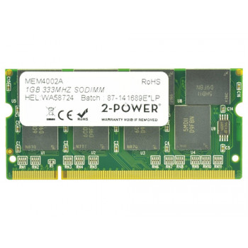 2-POWER 1GB PC2700 333MHz SODIMM - 1 GB - DDR (2P-V26808-B7781-V301)