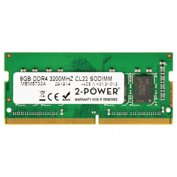 2-power 2P-SNPKRVFXC/8G 8GB DDR4 3200MHz UDIMM atmintis