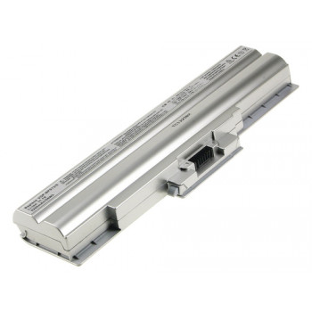 2-power pagrindinė baterija Sony Vaio VGN-CS11 sidabrinė - 6.400 mAh (2P-VGN-NW20)