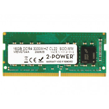 2-POWER 16GB DDR4 3200MHz CL22 SODIMM atmintis (2P-WTHG4)