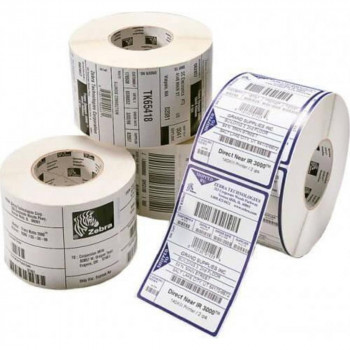 Zebra Z-Ultimate 3000T baltos termo perdavimo etiketės 51x10 mm, nuolatiniai klijai, matinė danga, 6 ritiniai | Kur.lt