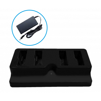 Unitech WD200 4 vietų terminalo įkrovimo stotelė su maitinimo adapteriu 1010-900031G