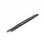Middle Atlantic Products reguliuojamas padalintas galinis stovo bėgelis, 44U, juodas, plieninis, pora