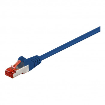 Goobay CAT 6 S/FTP 3 m mėlynas vytos poros kabelis