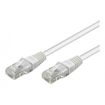 Goobay CAT 6 U/UTP CCA 5 m baltas tinklo kabelis