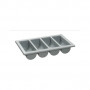Bartscher A500410 Gastronorm indas GN 1/1 - polipropilenas (PP) - pilkas - stačiakampis - 530 mm - 325 mm - 100 mm