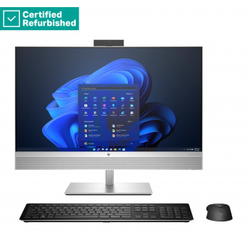 RENEW SILVER HP Elite 870 G9 AIO All-In-One 27 - i7-14700, 32GB, 1TB SSD, 27 colių FHD ne jutiklinis AG, FPR, reguliuojamo aukščio, USB pelė, Win 11 Pro, 1 metai (99A42ETR#AB8)