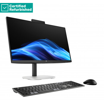 HP ProStudio 4 AIO All-In-One 24 (atnaujintas, sidabrinis) - Ultra 7-265T, 32GB, 1TB SSD, 23,8 colio nejutiklinis AG, USB pelė, Win 11 Pro, 1 metų garantija